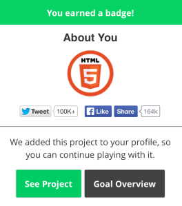 HTML5 badge